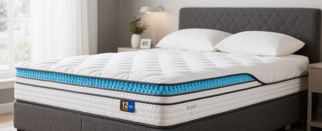 12-Inch Hybrid Mattress: Cooling Foam & Pocket Springs