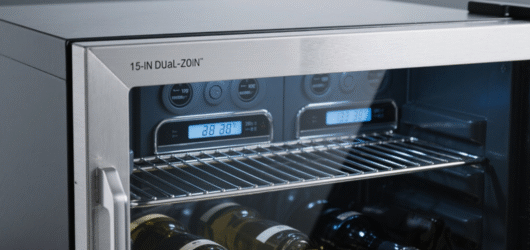 15-Inch Dual-Zone Wine Cooler for Compact Spaces