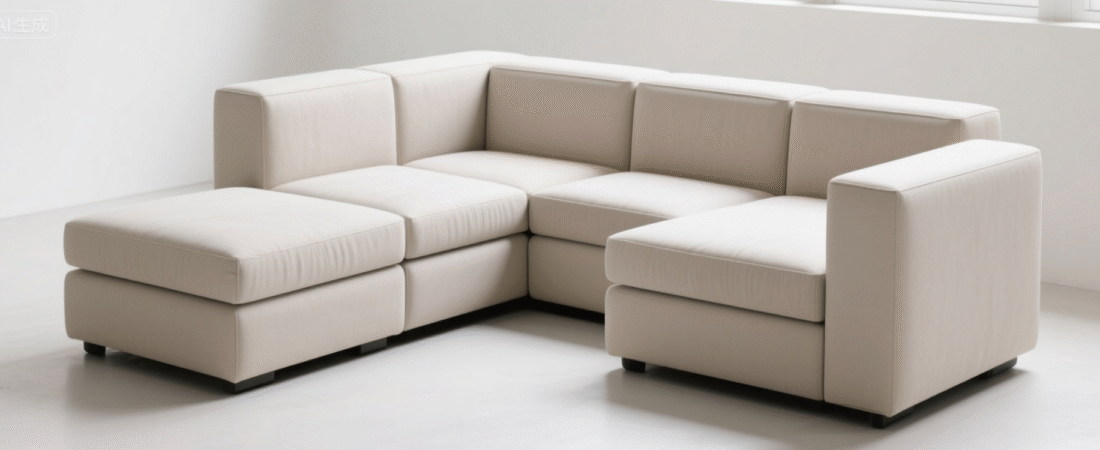 Modular Lounge Sofa: Adaptable Comfort & Easy Shipping