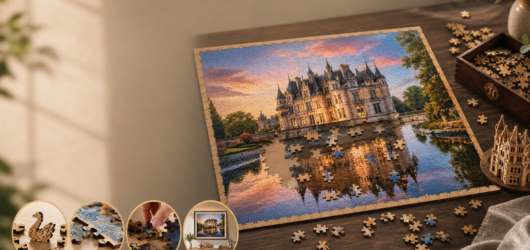 Château Reflections Wooden Jigsaw Puzzle: Benefits, Assembly Tips and Uses for the Puzzle with All Edge Pieces, Display & 3D Wooden Crafts